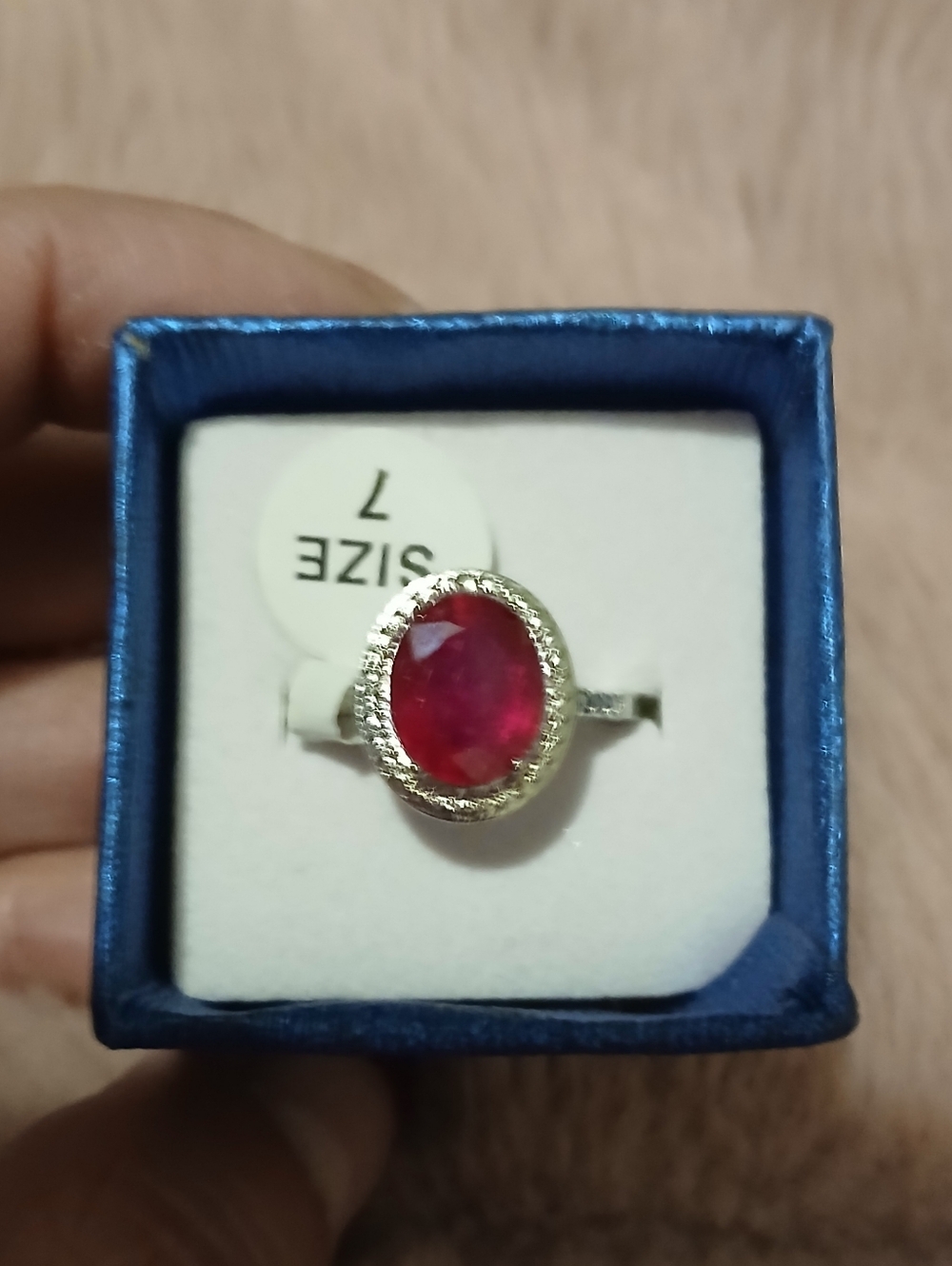 Genuine RUBY ring - Picture 5 of 13
